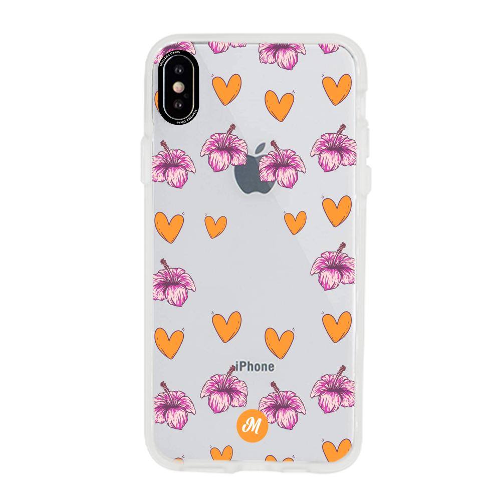 Cases para iphone x Amor naranja - Mandala Cases