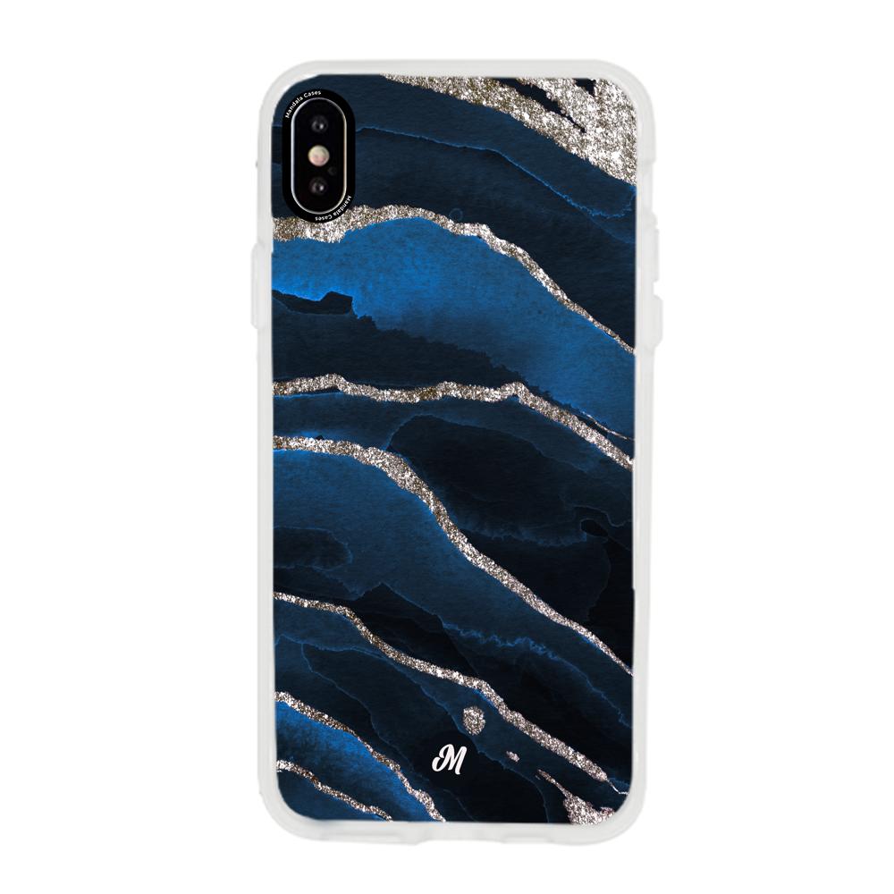 Cases para iphone x Marble Blue - Mandala Cases