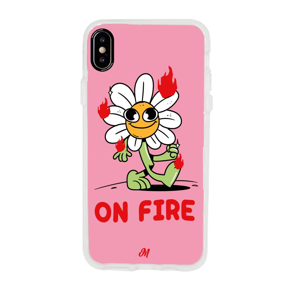 Cases para iphone x ON FIRE - Mandala Cases