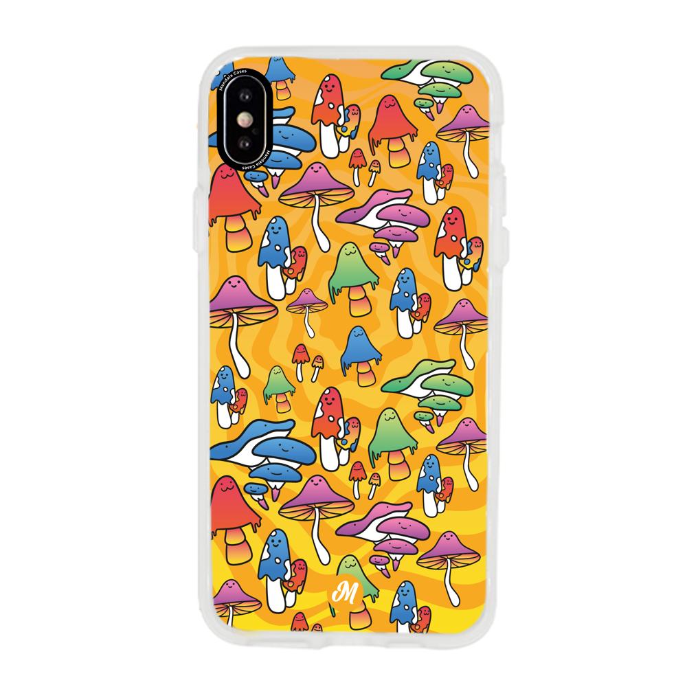 Cases para iphone x Color mushroom - Mandala Cases