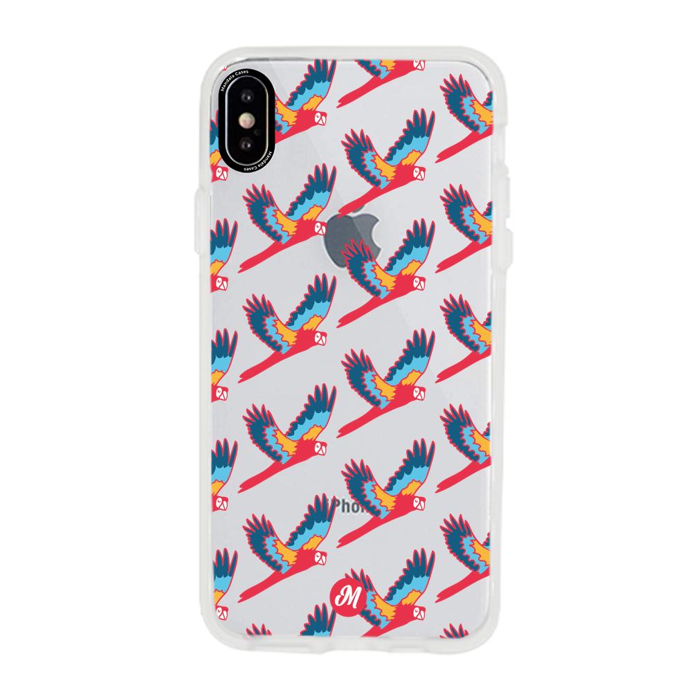 Cases para iphone x Guacamayo escarlata - Mandala Cases