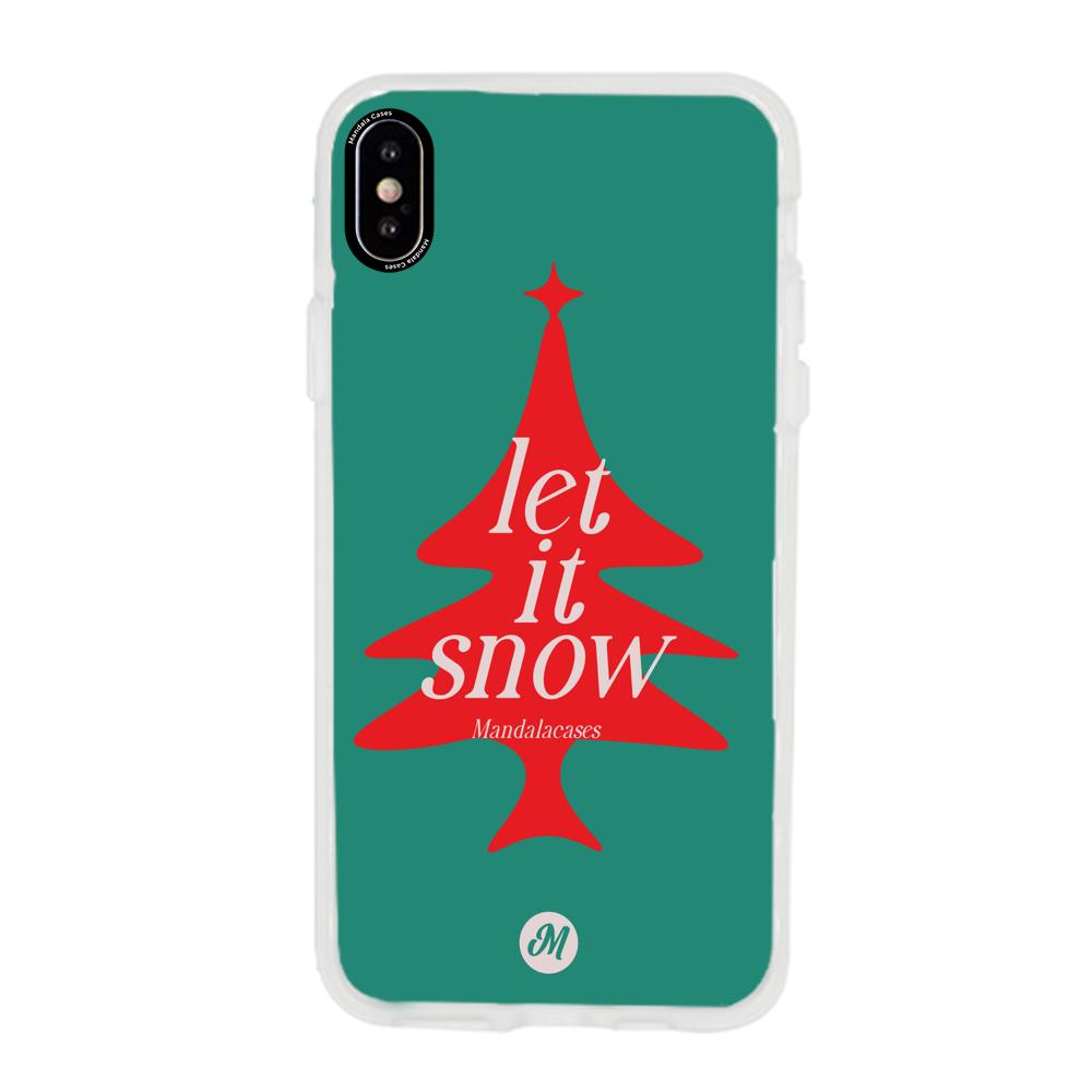 Cases para iphone x Let it snow - Mandala Cases