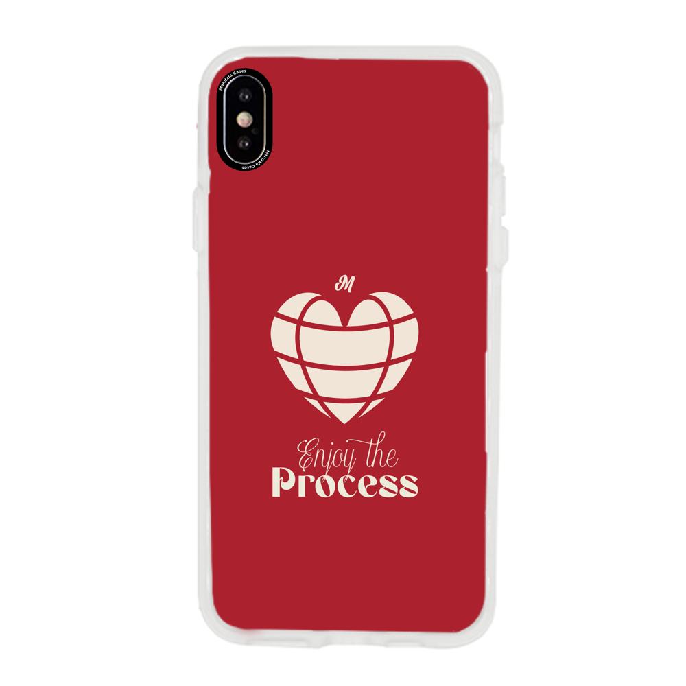 Cases para iphone x ENJOY THE PROCESS - Mandala Cases