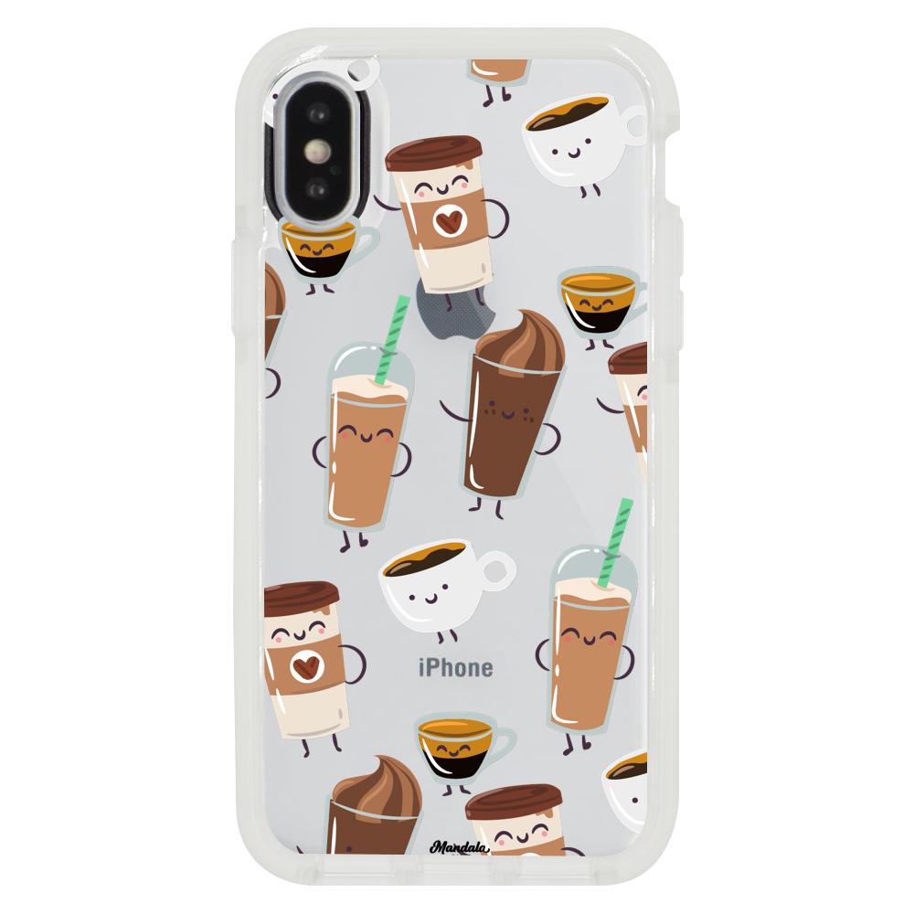 Case para iphone x de Cafes - Mandala Cases