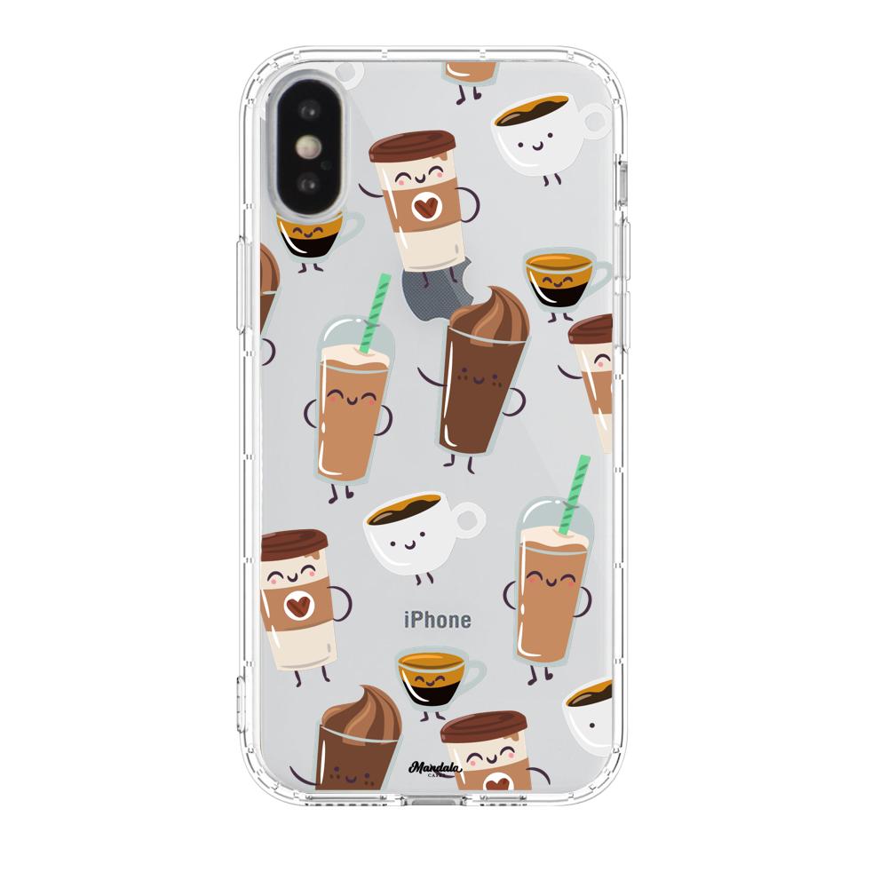 Case para iphone x de Cafes - Mandala Cases