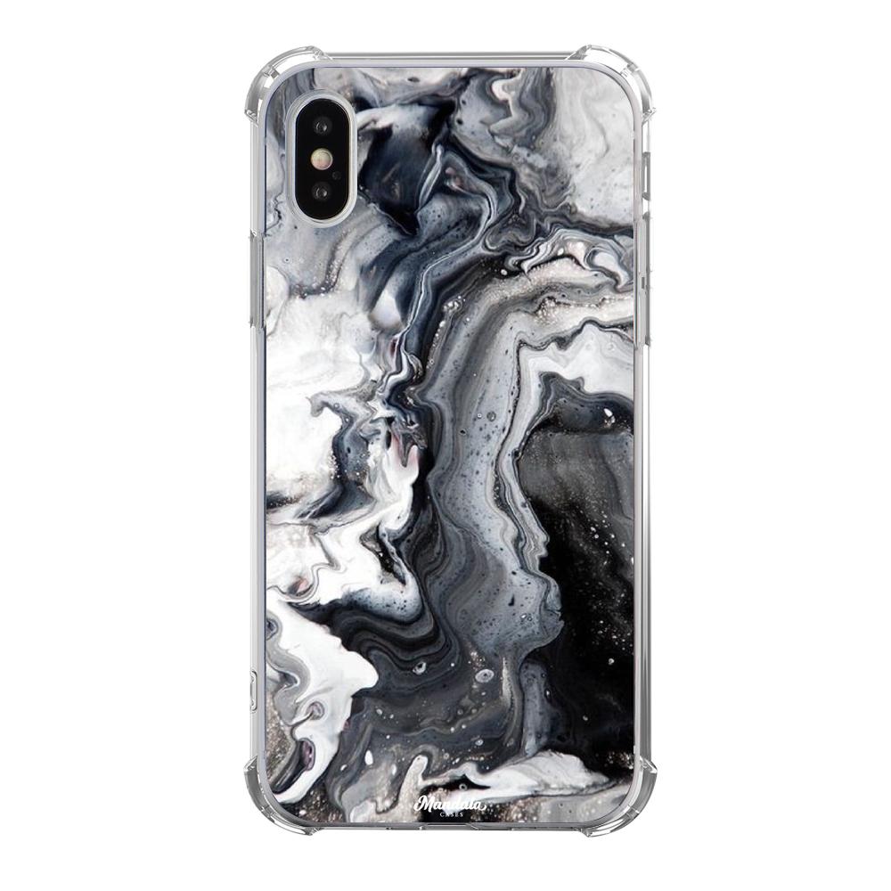 Estuches para iphone x - Black Marble Case  - Mandala Cases
