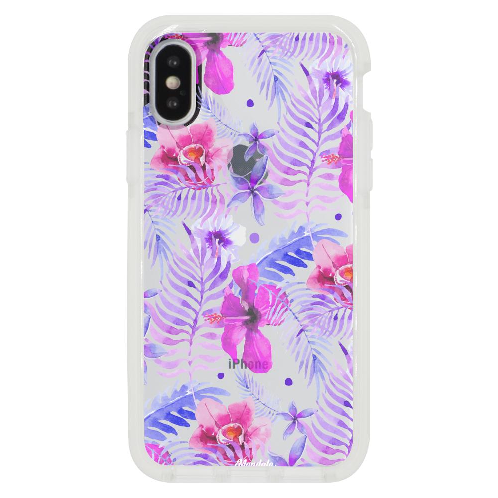 Case para iphone x de Flores Hawaianas - Mandala Cases