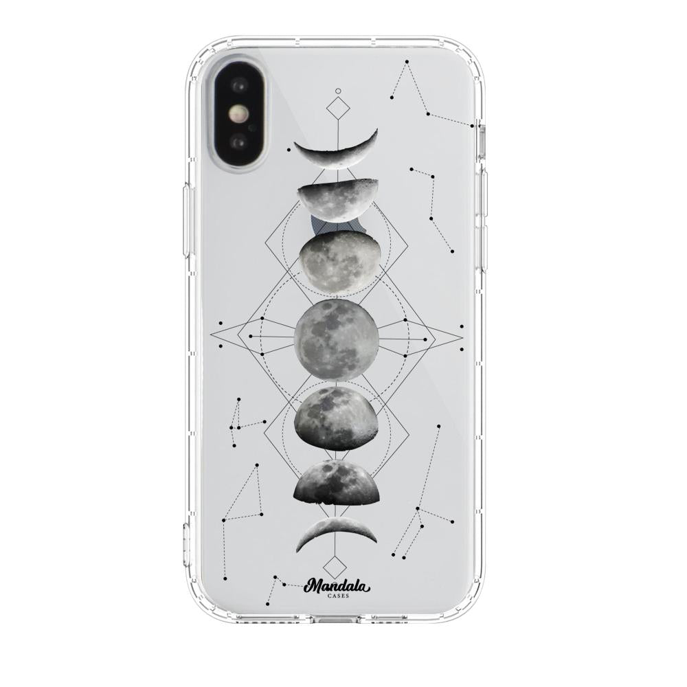 Case para iphone x de Lunas- Mandala Cases