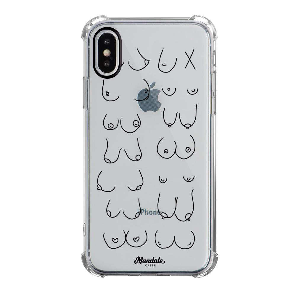 Estuches para iphone x - Boobs Case  - Mandala Cases