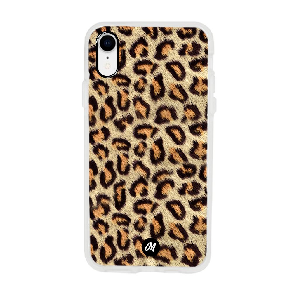 Funda Leopardo Peludo iPhone