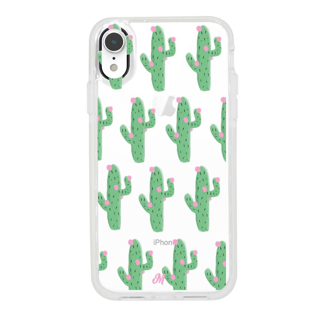 Case para iphone xr Cactus Con Flor Rosa  - Mandala Cases