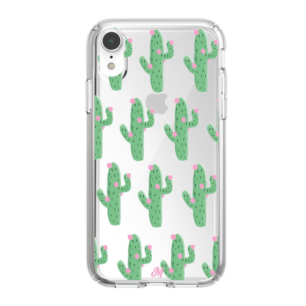 Case para iphone xr Cactus Con Flor Rosa  - Mandala Cases