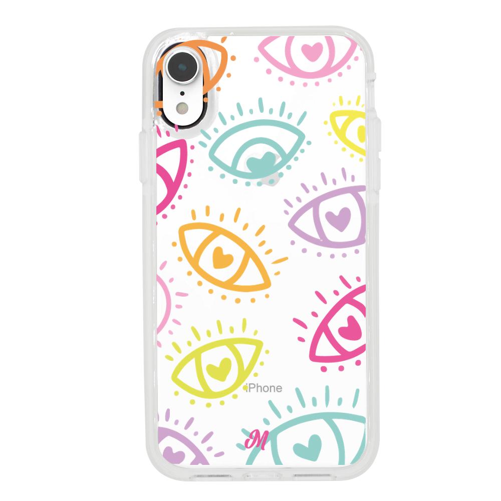 Case para iphone xr Eyes In Love-  - Mandala Cases