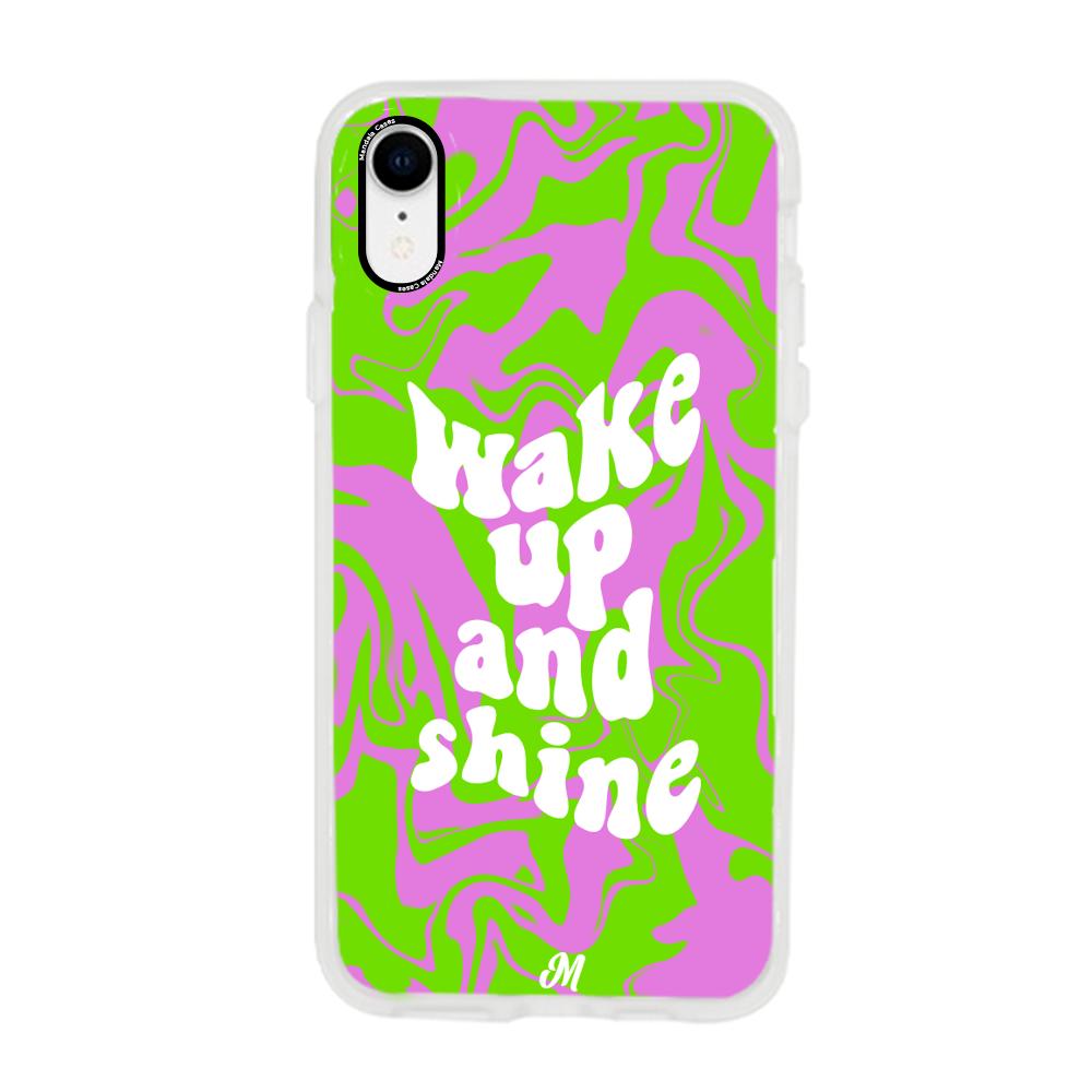 Case para iphone xr wake up and shine - Mandala Cases