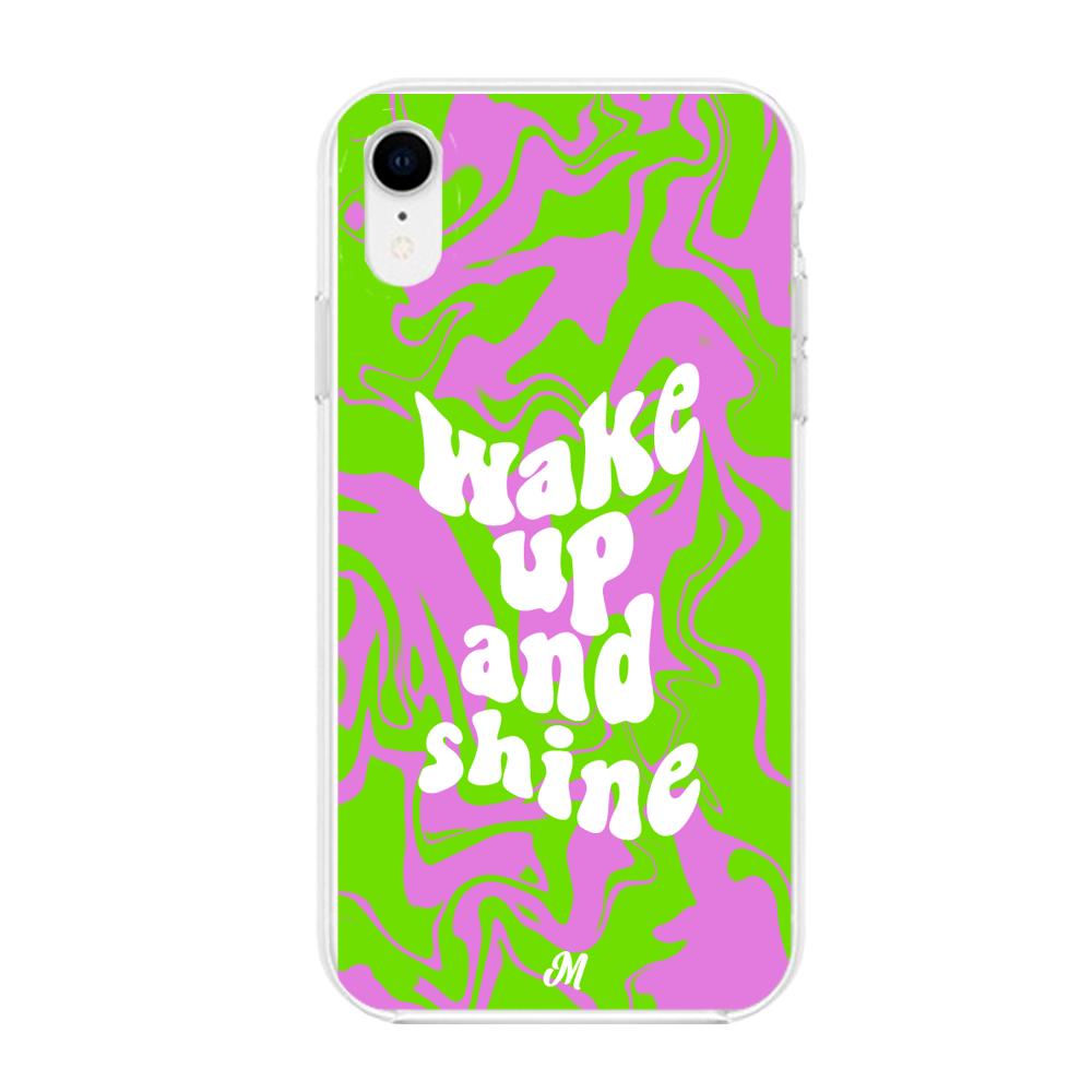 Case para iphone xr wake up and shine - Mandala Cases