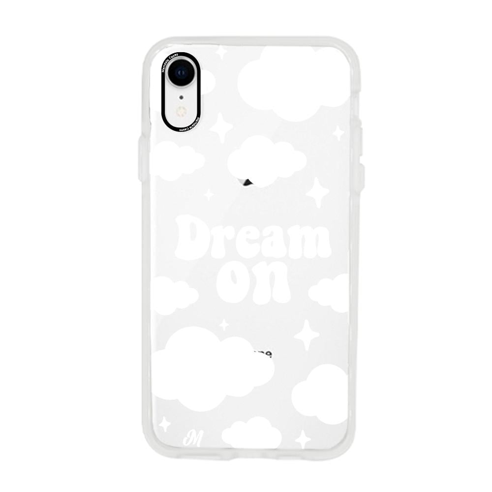 Case para iphone xr Dream on blanco - Mandala Cases