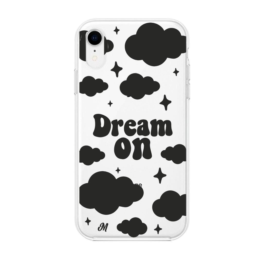 Case para iphone xr Dream on negro - Mandala Cases