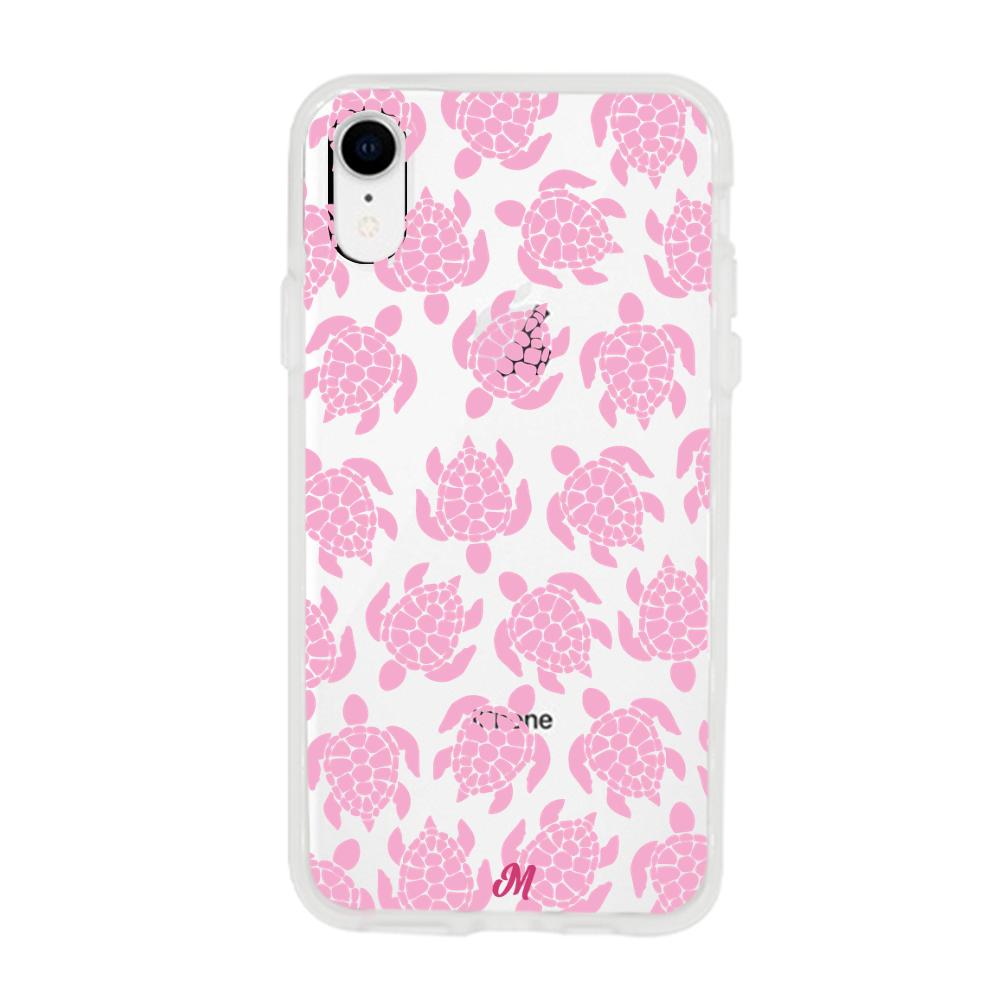 Case para iphone xr Tortugas rosa - Mandala Cases