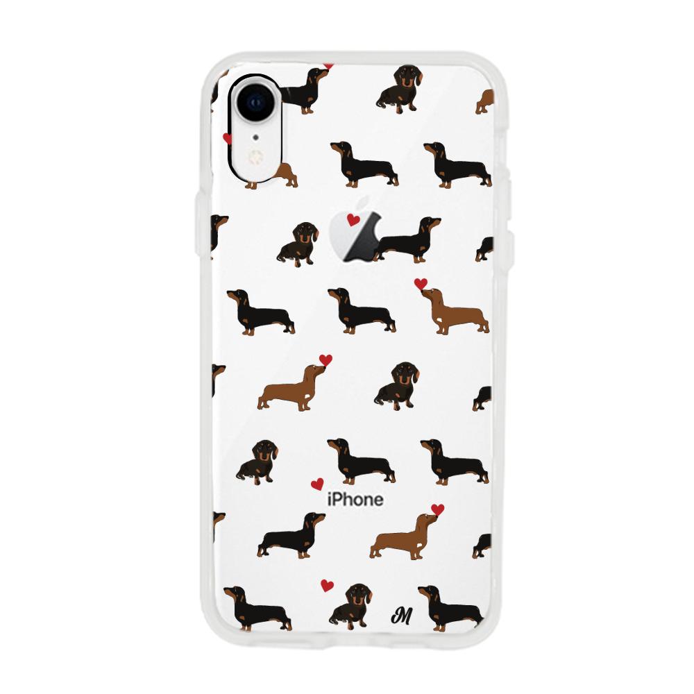 Case para iphone xr Perritos salchicha - Mandala Cases