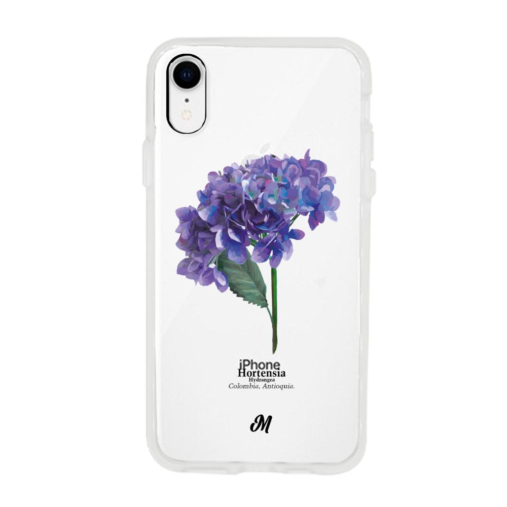 Case para iphone xr Hortensia lila - Mandala Cases