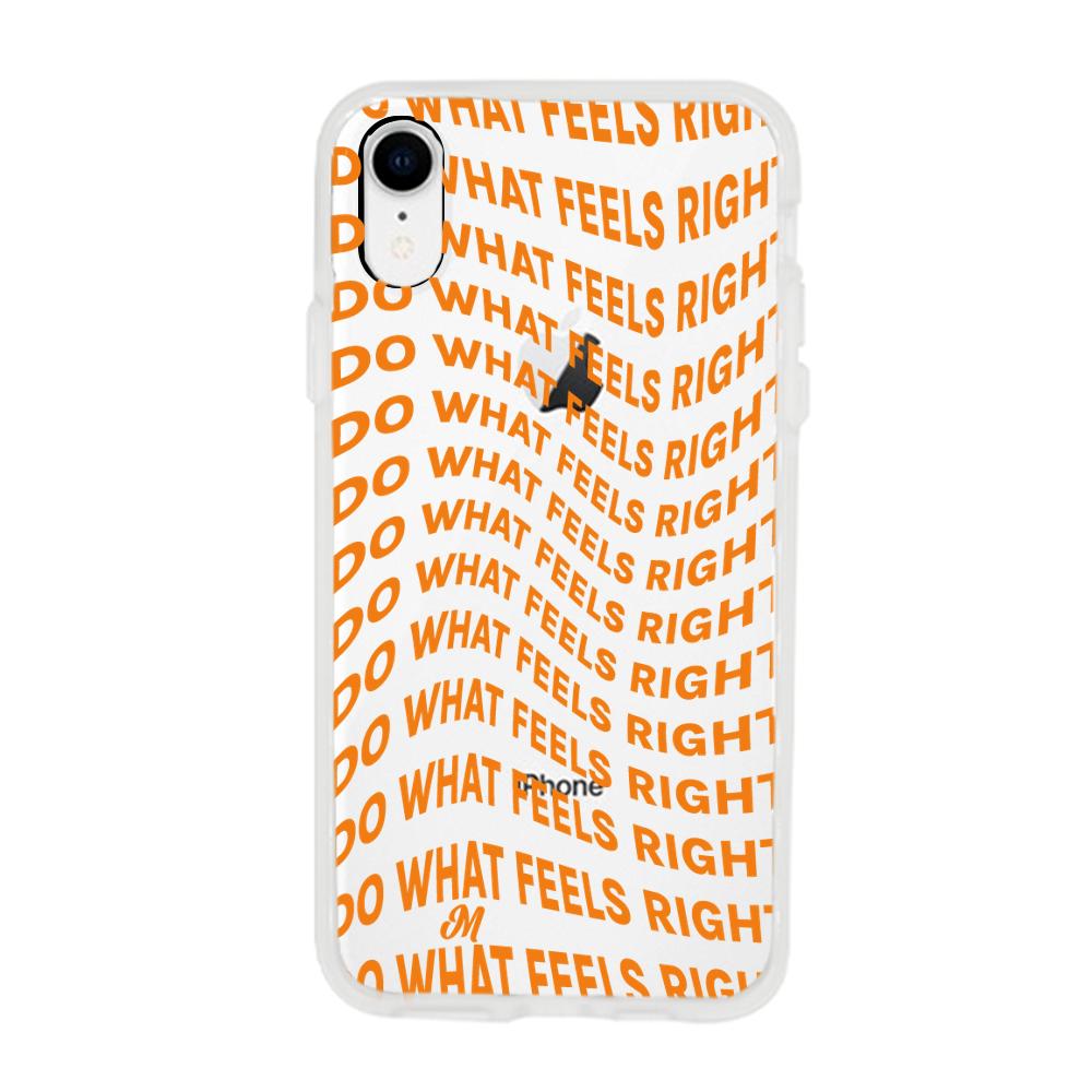Case para iphone xr Do What Feels Right - Mandala Cases
