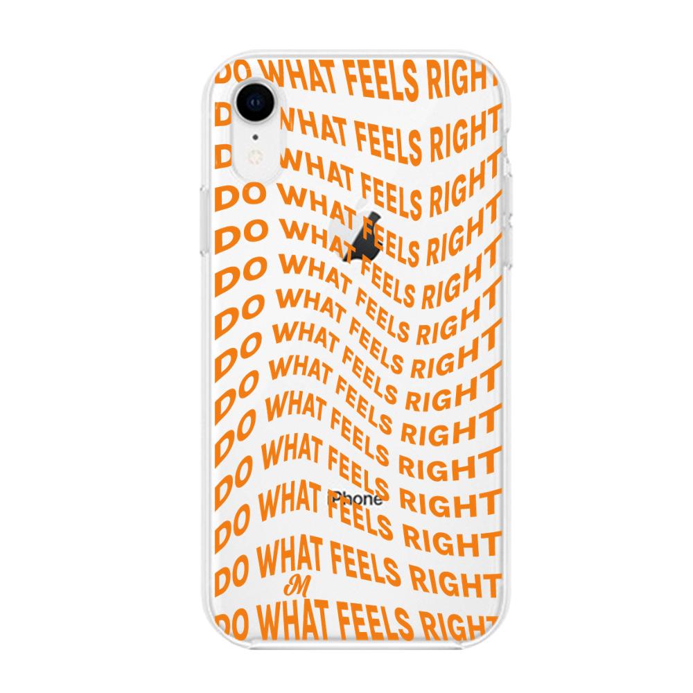 Case para iphone xr Do What Feels Right - Mandala Cases