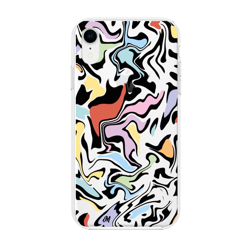 Case para iphone xr Lineas coloridas - Mandala Cases
