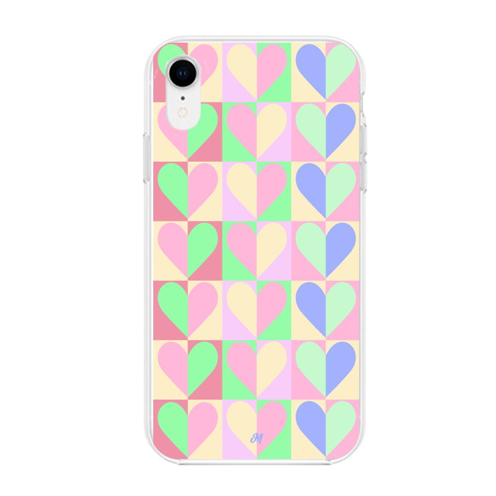Case para iphone xr Corazones Lovely - Mandala Cases
