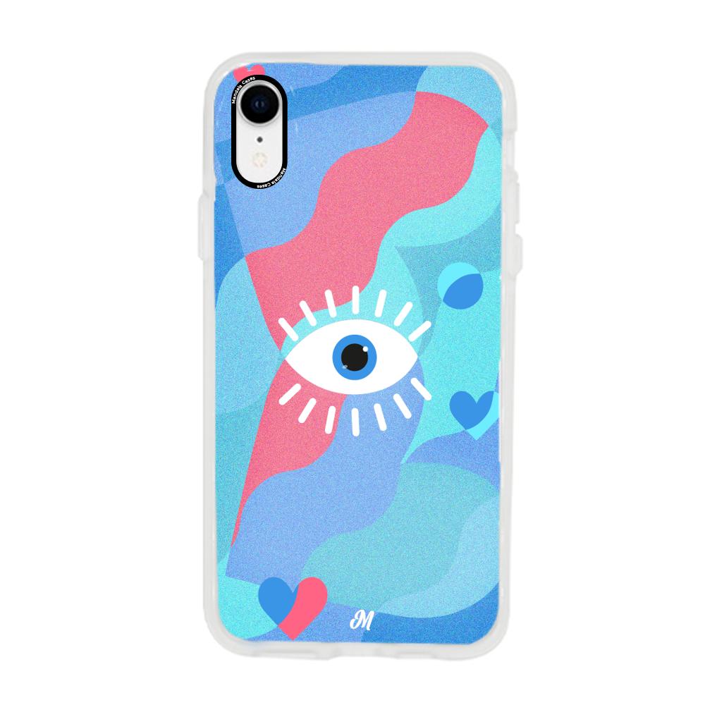 Case para iphone xr Amor azul - Mandala Cases