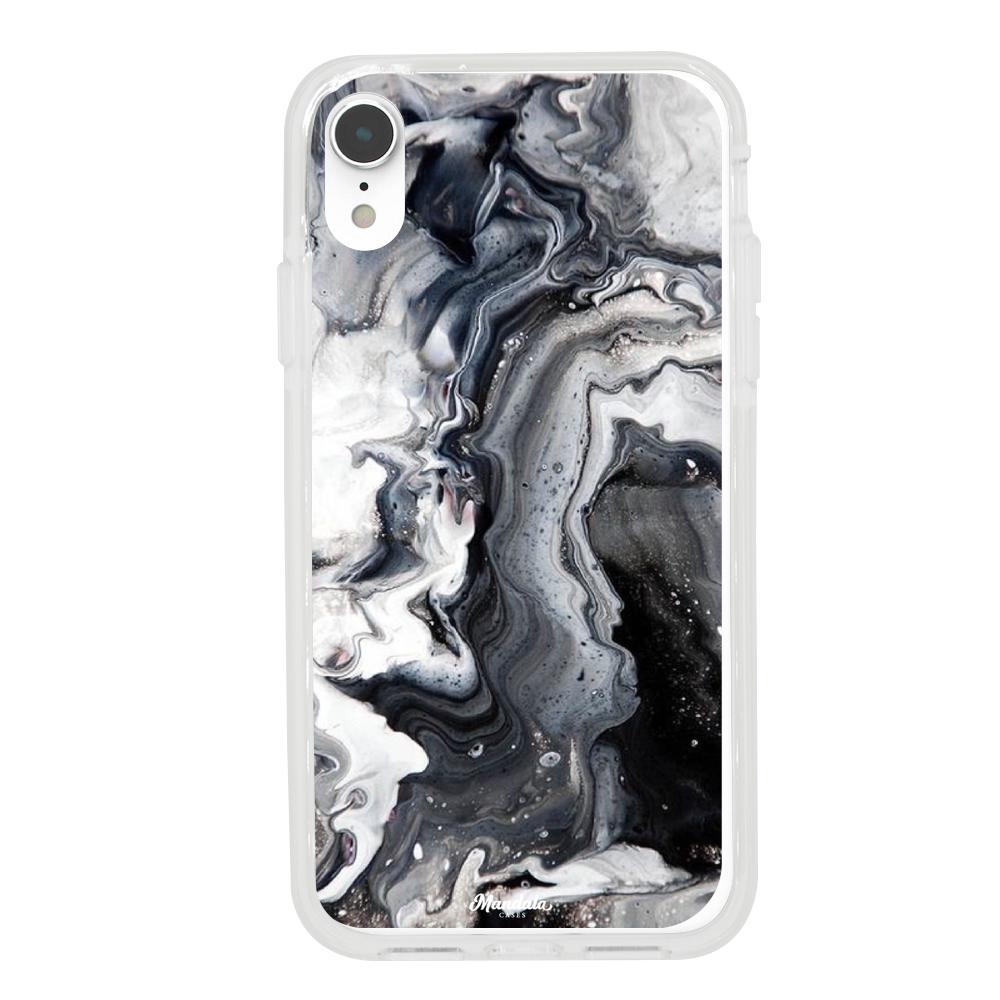 Case para iphone xr de Marmol Negro - Mandala Cases