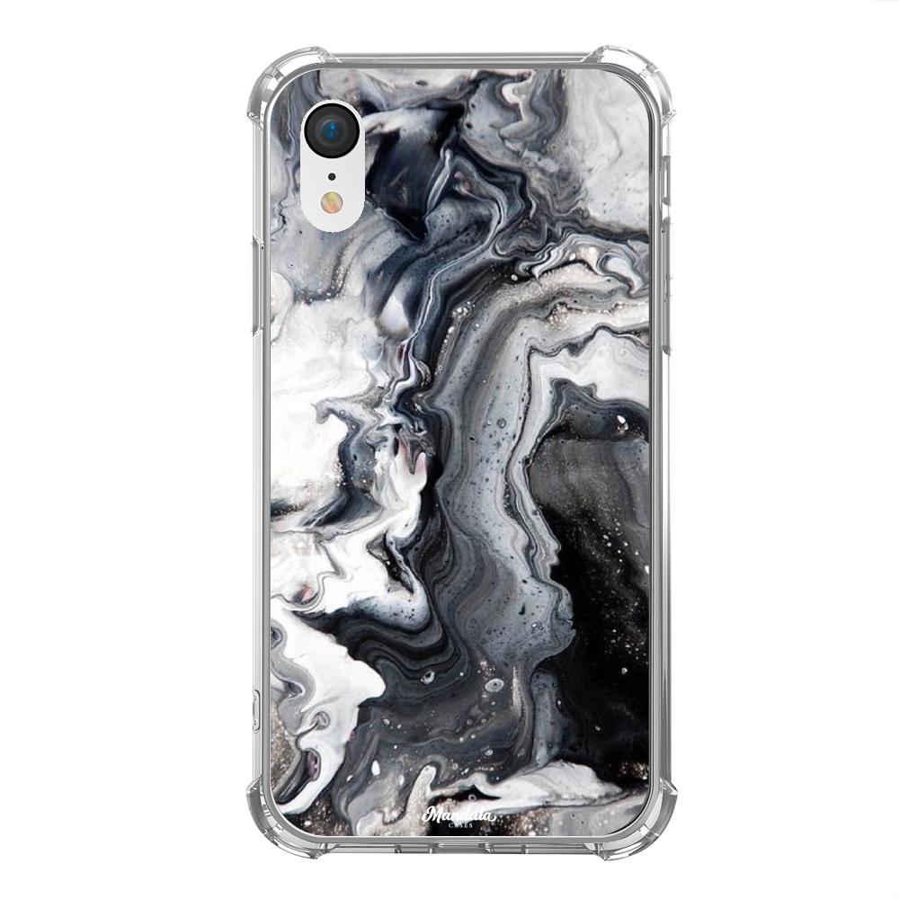 Estuches para iphone xr - Black Marble Case  - Mandala Cases