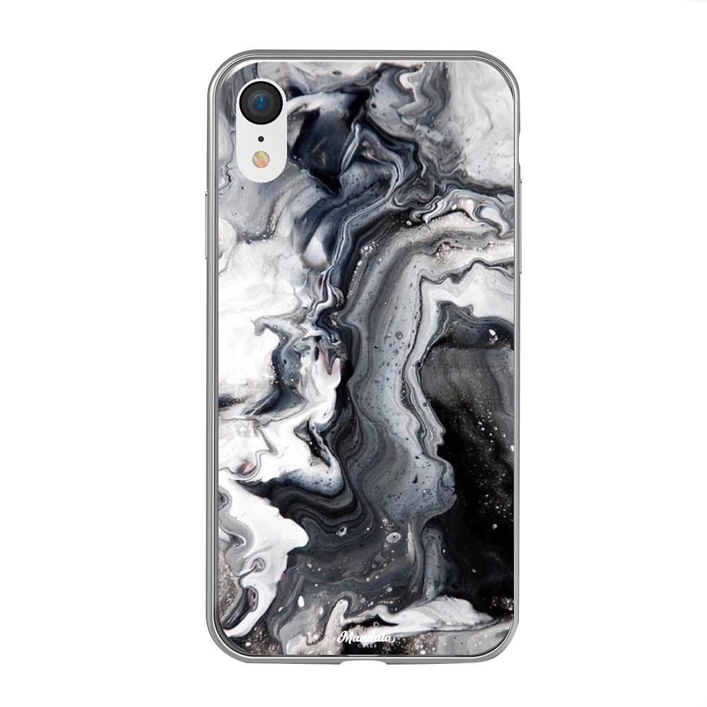 Estuches para iphone xr - Black Marble Case  - Mandala Cases