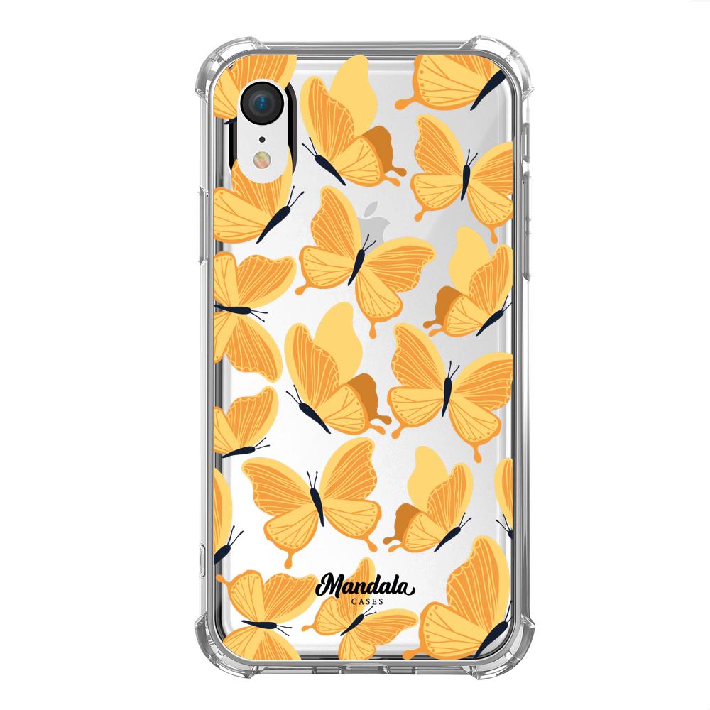 Estuches para iphone xr - Yellow Butterflies Case  - Mandala Cases