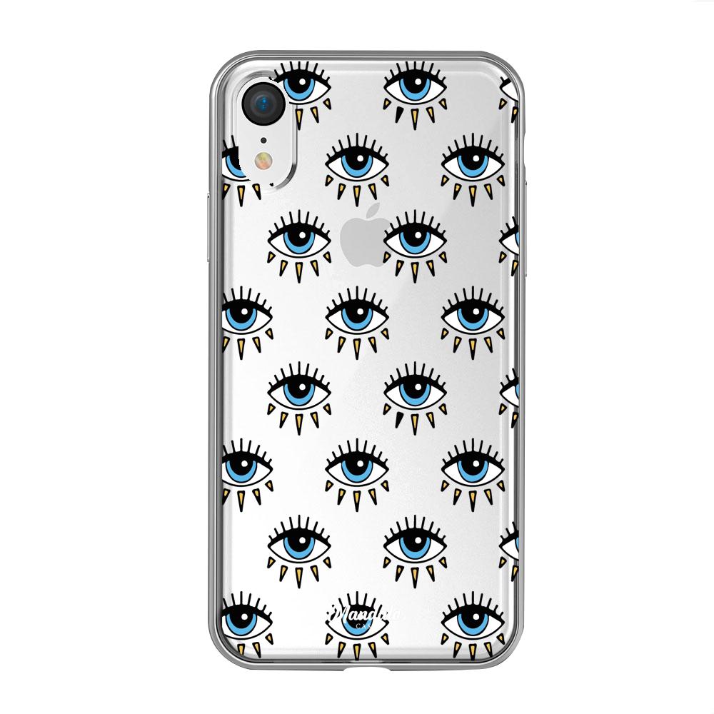 Estuches para iphone xr - Light Blue Eyes Case  - Mandala Cases