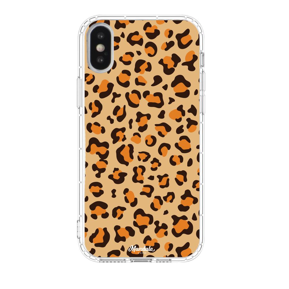 Case para iphone xs Funda de Leopardo  - Mandala Cases