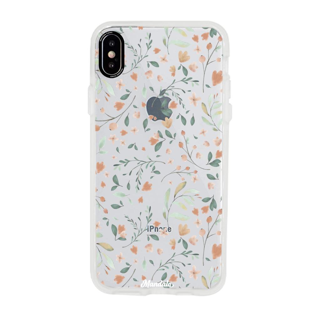 Cases para iphone xs Funda  flores delicadas - Mandala Cases