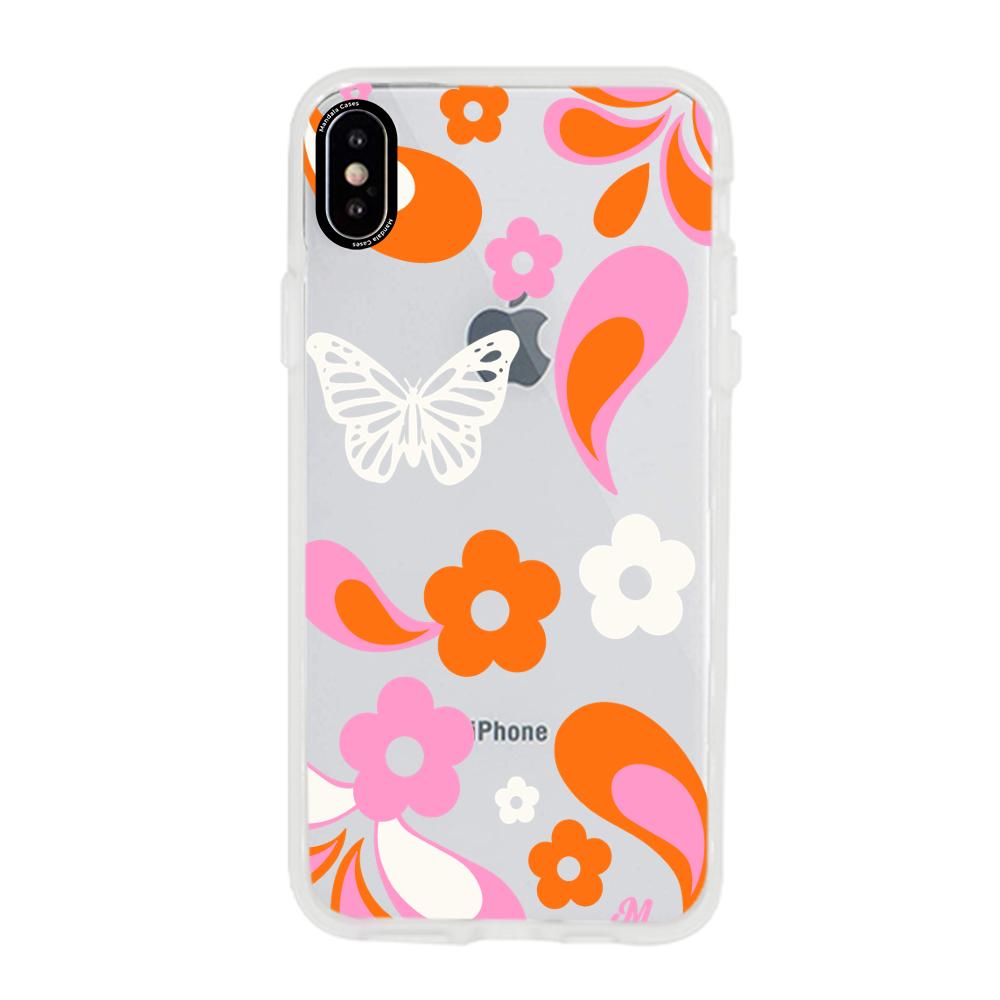 Case para iphone xs Flores rojas aesthetic - Mandala Cases