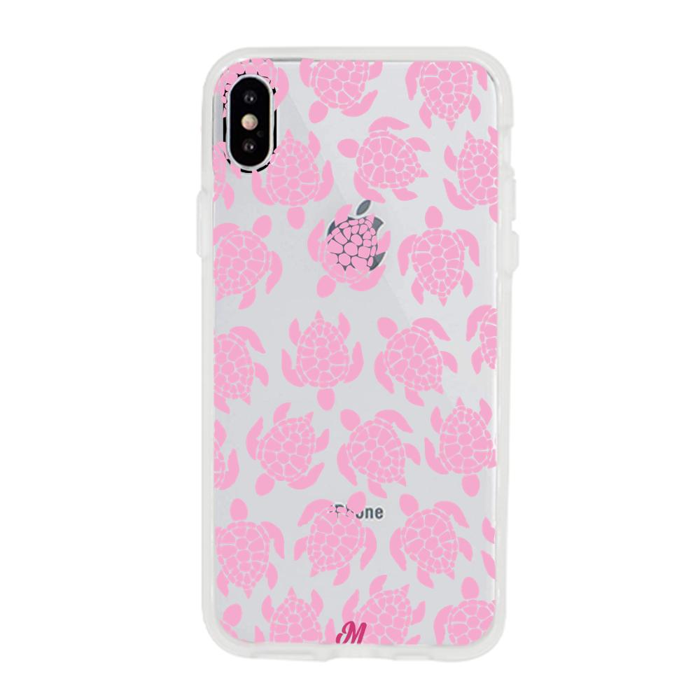 Case para iphone xs Tortugas rosa - Mandala Cases