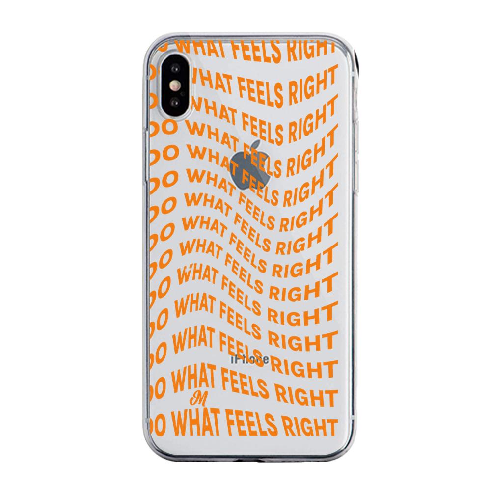 Case para iphone xs Do What Feels Right - Mandala Cases