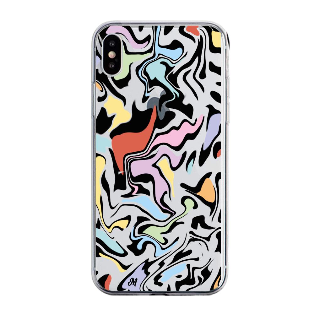 Case para iphone xs Lineas coloridas - Mandala Cases
