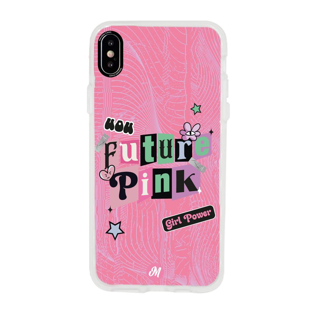 Cases para iphone xs FUTURE PINK - Mandala Cases