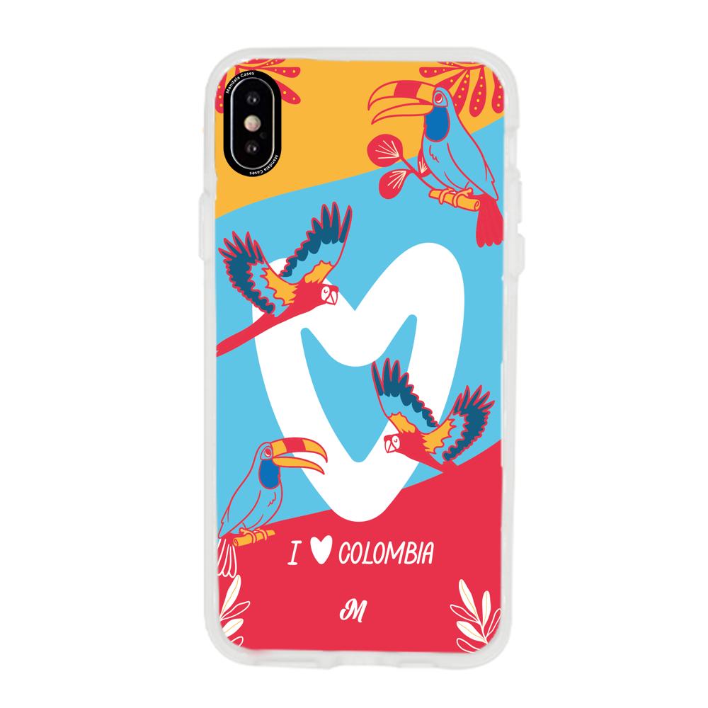 Cases para iphone xs I LOVE COLOMBIA - Mandala Cases