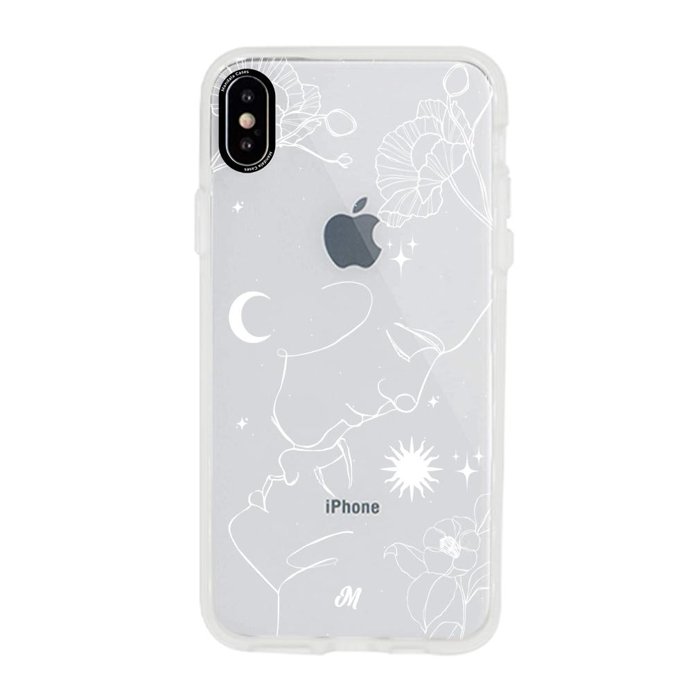 Cases para iphone xs Love Line White - Mandala Cases