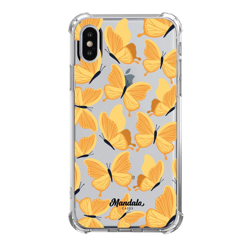 Estuches para iphone xs - Yellow Butterflies Case  - Mandala Cases