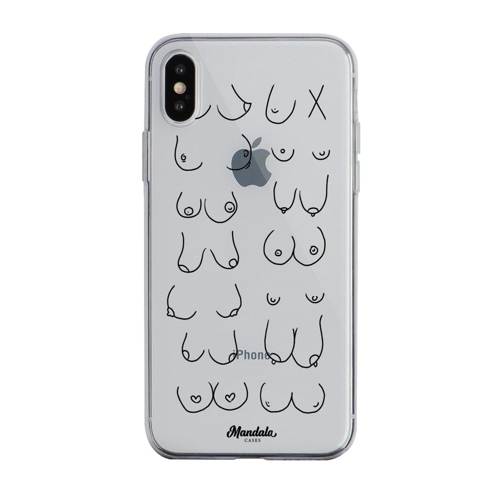 Estuches para iphone xs - Boobs Case  - Mandala Cases