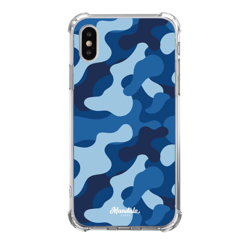 Estuches para iphone xs - Blue Militare Case  - Mandala Cases