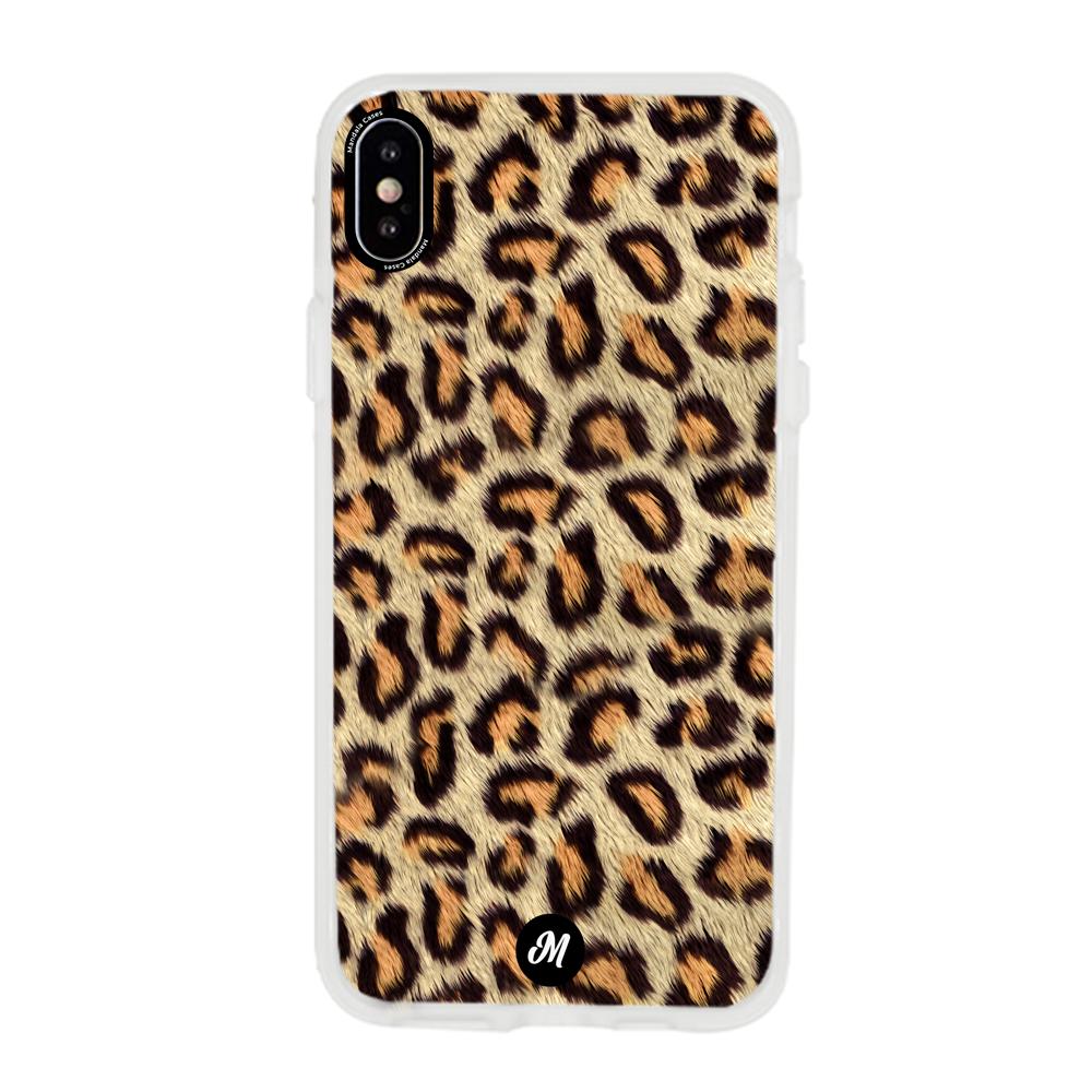 Funda Leopardo Peludo iPhone