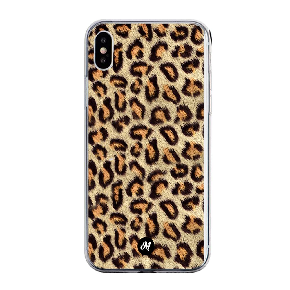 Funda Leopardo Peludo iPhone