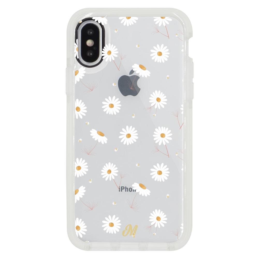 Case para iphone xs max Funda Flores Blancas Delicadas - Mandala Cases