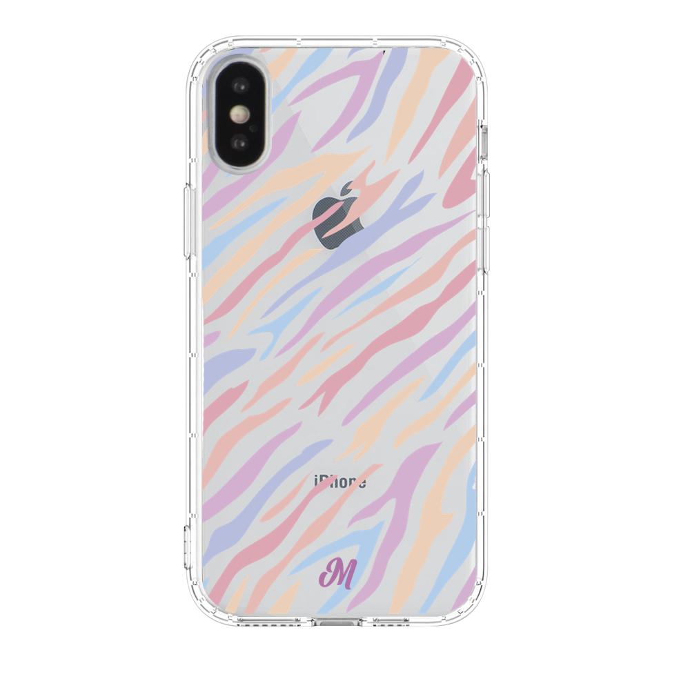 Case para iphone xs max Funda Líneas de Colores - Mandala Cases